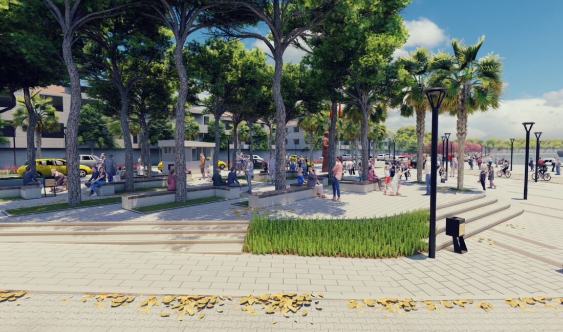 Dikili’de Cumhuriyet Meydanı ve Sanat Merkezi için çalışmalar sürüyor Dikili Belediyesi, Çandarlı’da Cumhuriyet Meydanı ve Gazipaşa Mahallesi’nde Sanat Merkezi
