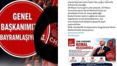 Butlancı CHP Aydın Milletvekili Hüseyin Yıldız’ın sosyal medya paylaşımında yer