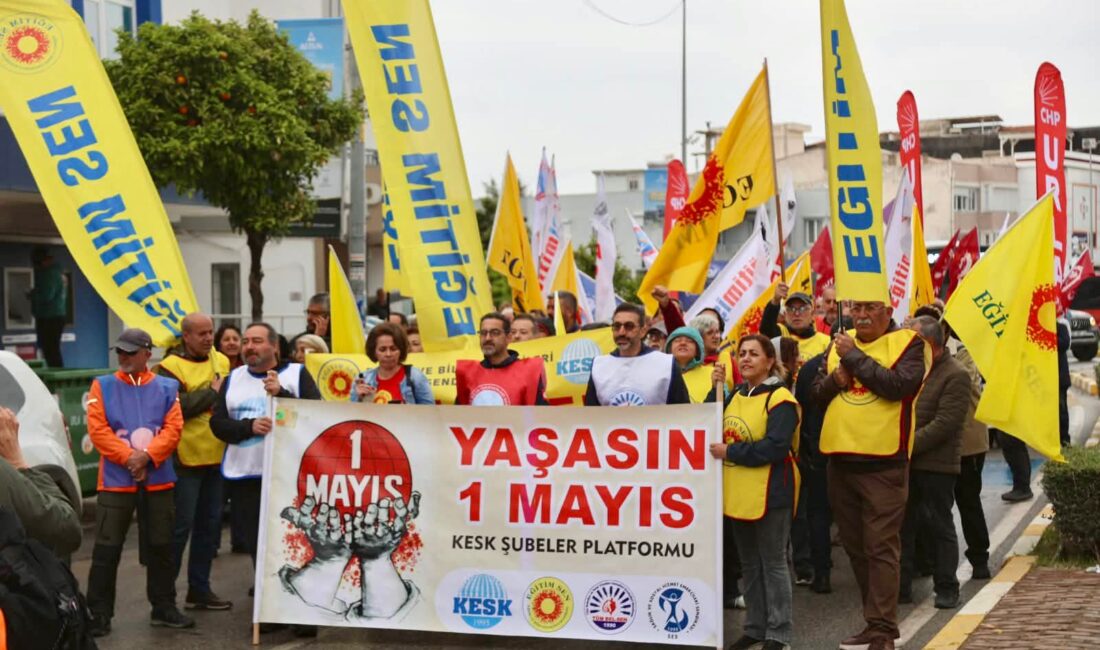 Urla’da 1 Mayıs coşkusu yaşandı. Farklı kesimlerin bir araya geldiği