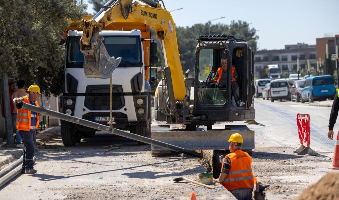 İzmir Büyükşehir Belediyesi’nin Gaziemir Sarnıç’ta yürüttüğü 205 milyon liralık içme