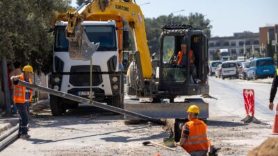 İzmir Büyükşehir Belediyesi’nin Gaziemir Sarnıç’ta yürüttüğü 205 milyon liralık içme