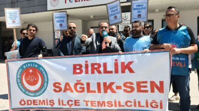 Birlik Sağlık Sen Genel Başkanı Ahmet Doğruyol, İzmir Beydağ Devlet