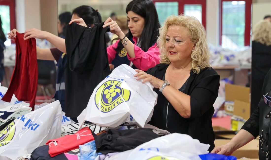 Buca’da bayram dayanışması: 300 aileye kıyafet desteği Buca Belediyesi, Türk Kadınlar Birliği ve LC Waikiki iş birliğiyle