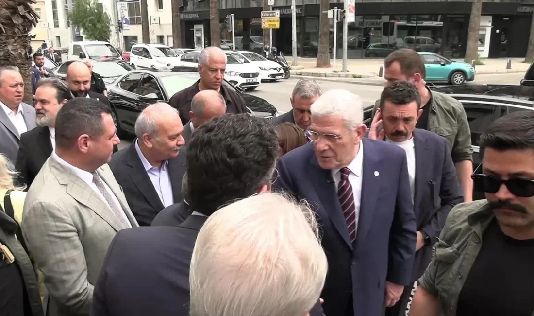 İYİ Parti Genel Başkanı Müsavat Dervişoğlu, İzmir Kemeraltı Çarşısı’nı ziyaret