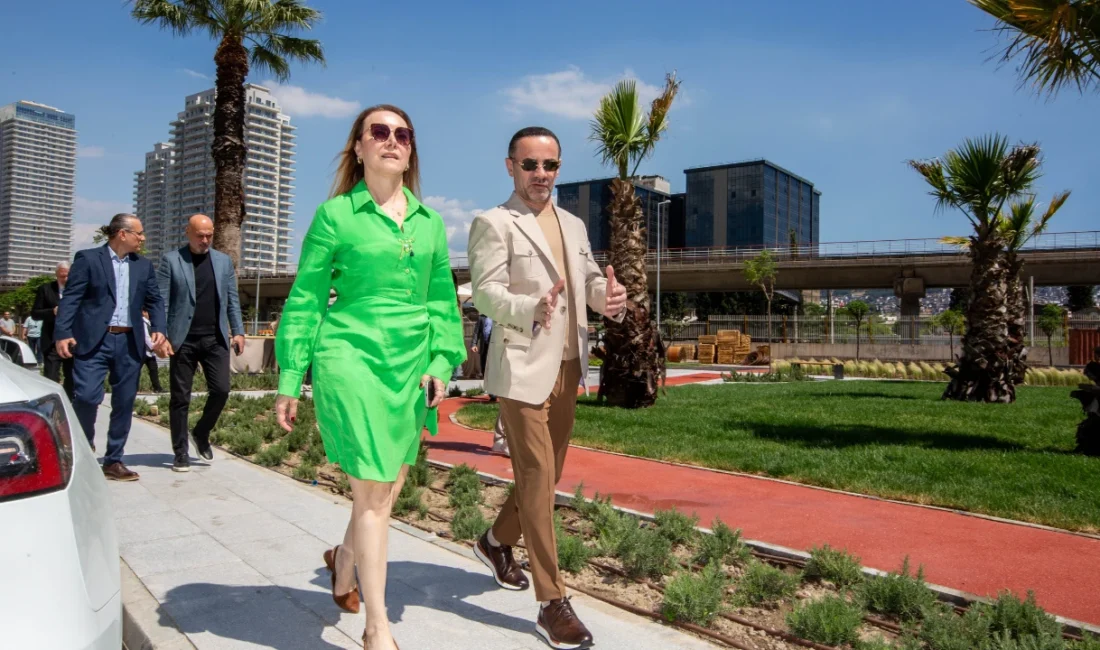 Konak’ta yeni yaşam alanı: Folkart Nova parkı hizmete açıldı Halkapınar’daki Folkart Nova projesi arkasında yer alan 5 bin 230