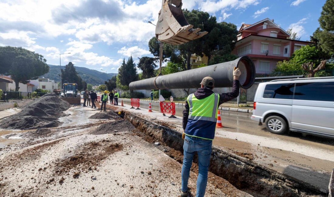 İZSU, Güzelbahçe ve Yelki’de yaz aylarında yaşanan su basıncı sorununu