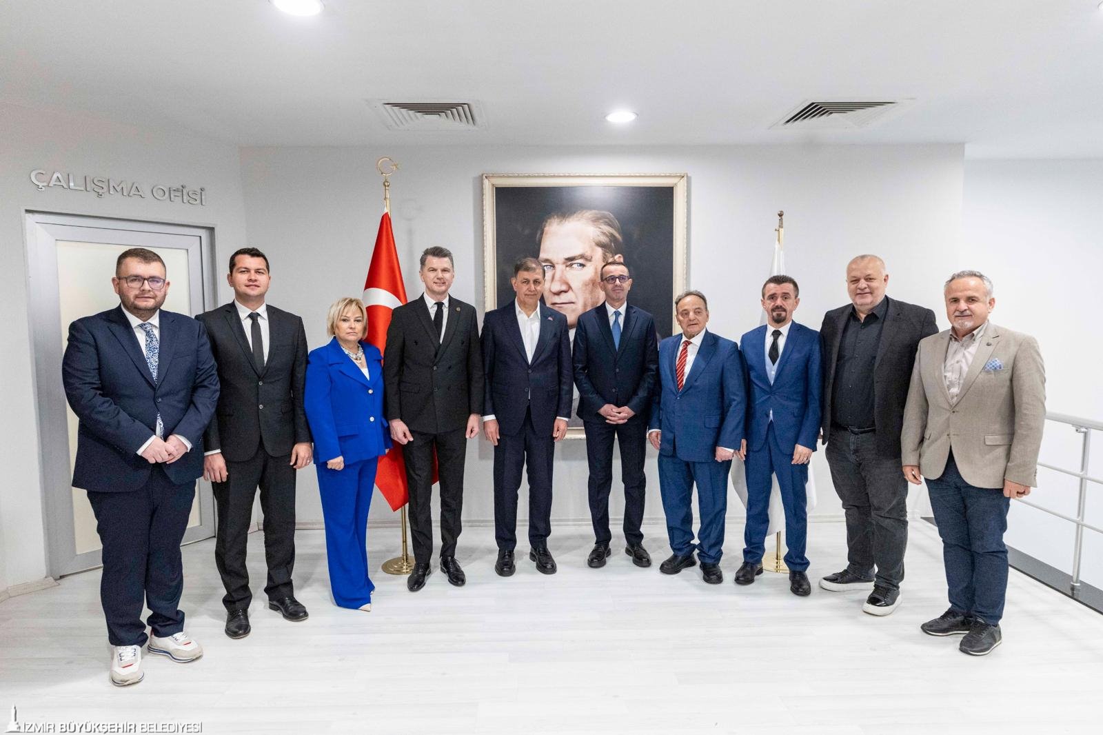 Kosova Gençlik ve Spor Bakanı Blerim Gashani ve beraberindeki heyet,