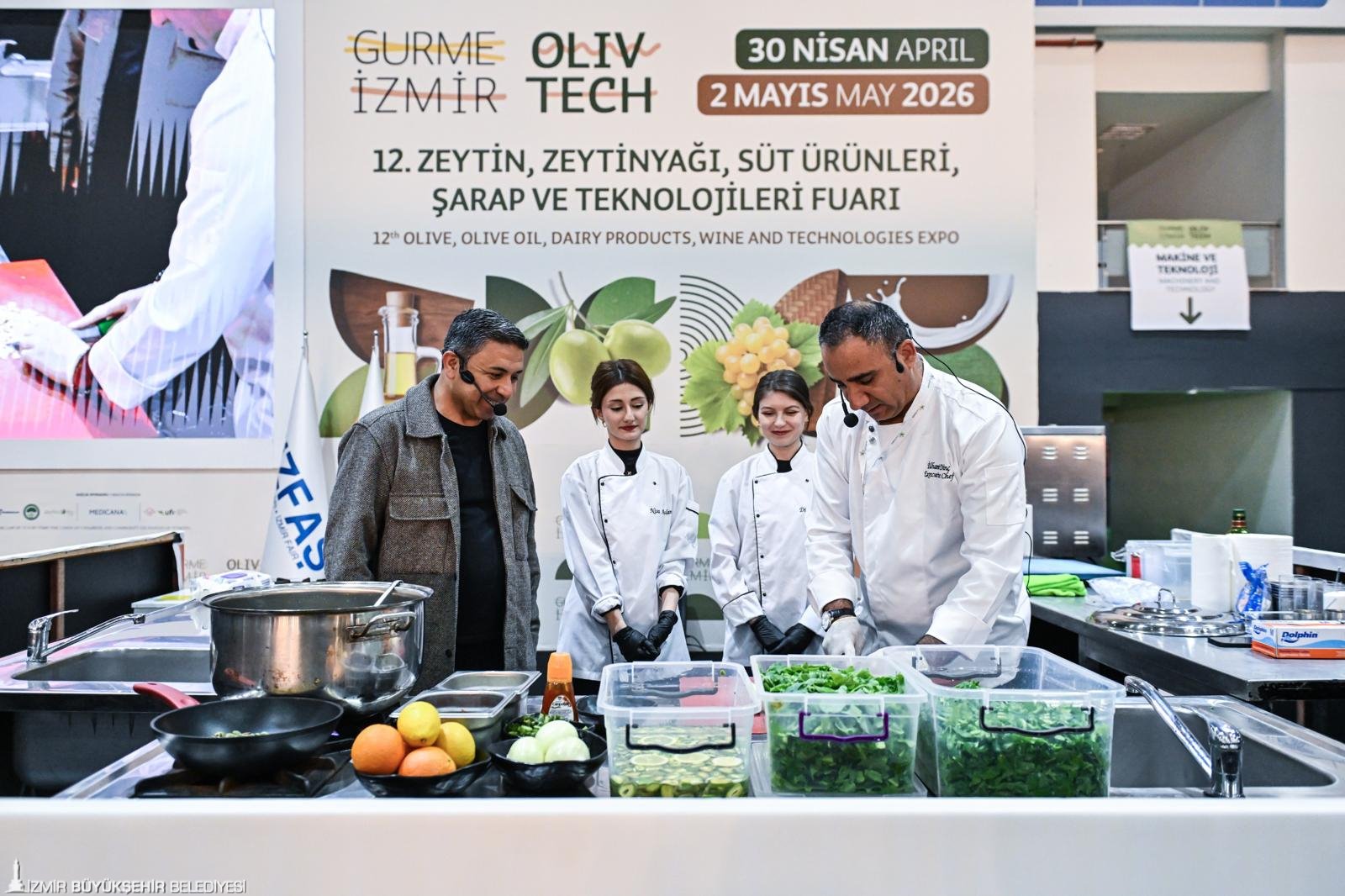 İzmir’de düzenlenen Gurme İzmir Olivtech Fuarı, zeytin ve zeytinyağından süt