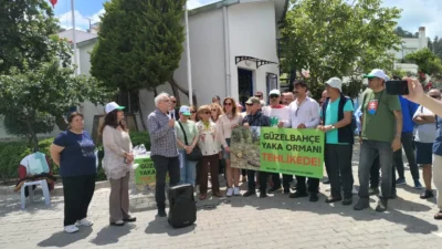 Güzelbahçe Yaka Orman Platformu ve Gülder, Yaka Ormanı’nda kaçak yapılaşma