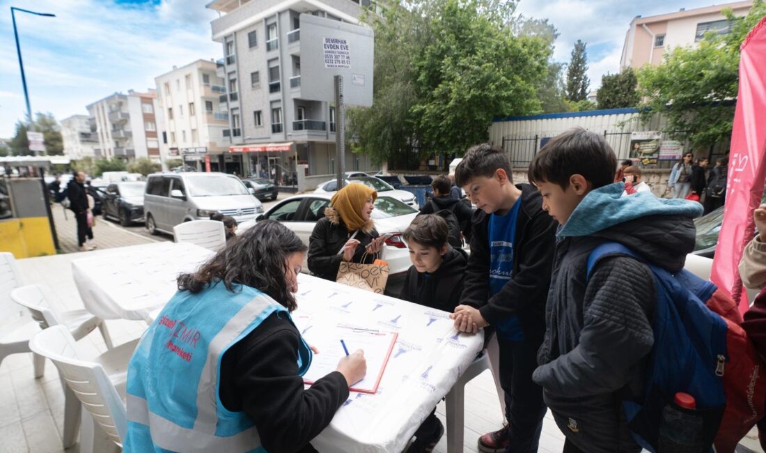 İzmir Büyükşehir Belediyesi’nin Güzel İzmir Hareketi kapsamında Buca Yenigün Mahallesi’nde