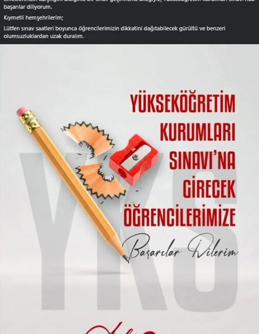 YKS duyarlılığı: Efeler’de çöp toplama saatleri değiştirildi Efeler Belediye Başkanı Anıl Yetişkin, cumartesi ve pazar günleri gerçekleştirilecek