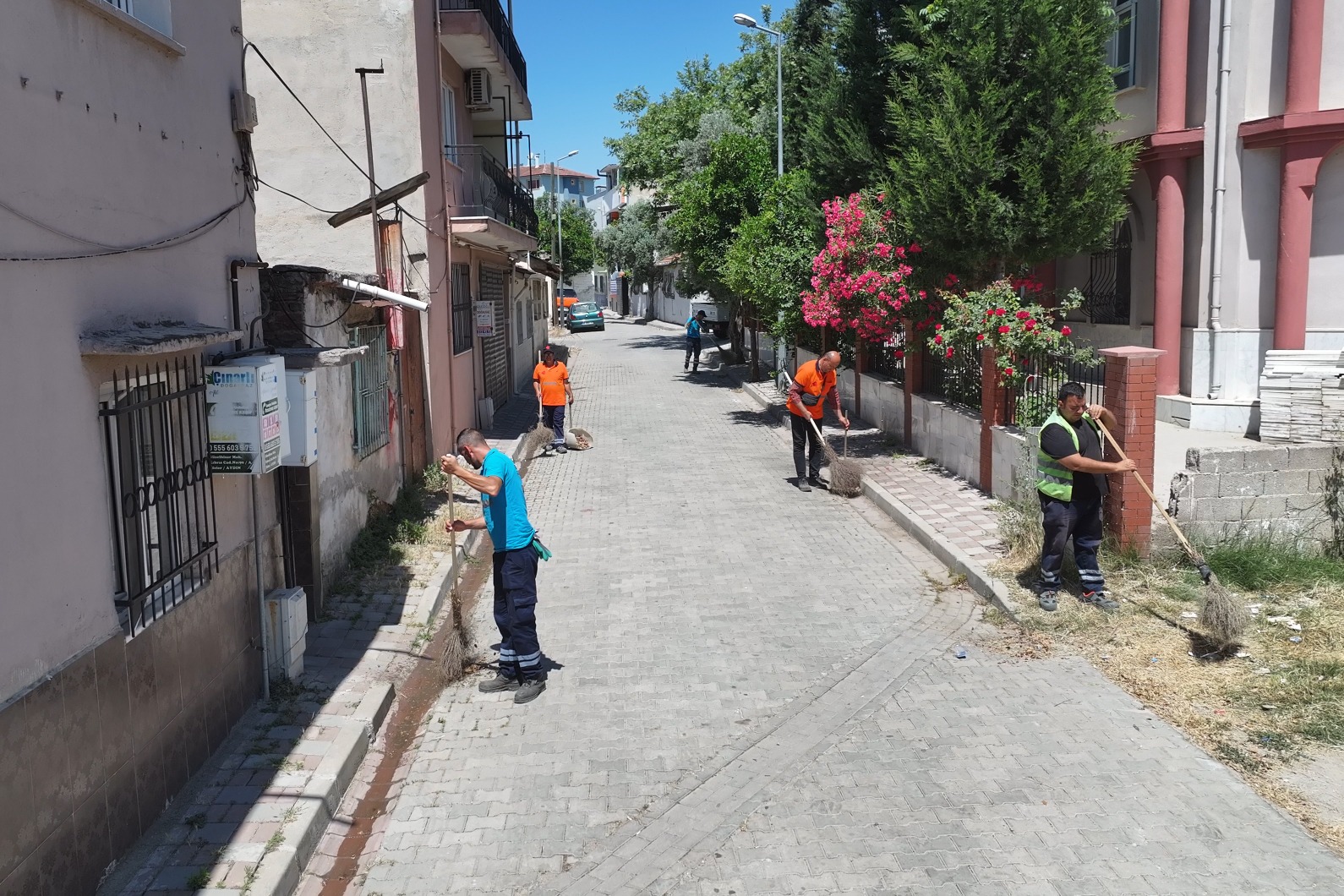 Efeler Belediyesi Temizlik İşleri Müdürlüğü ekipleri, Orta, Ata ve Mimar