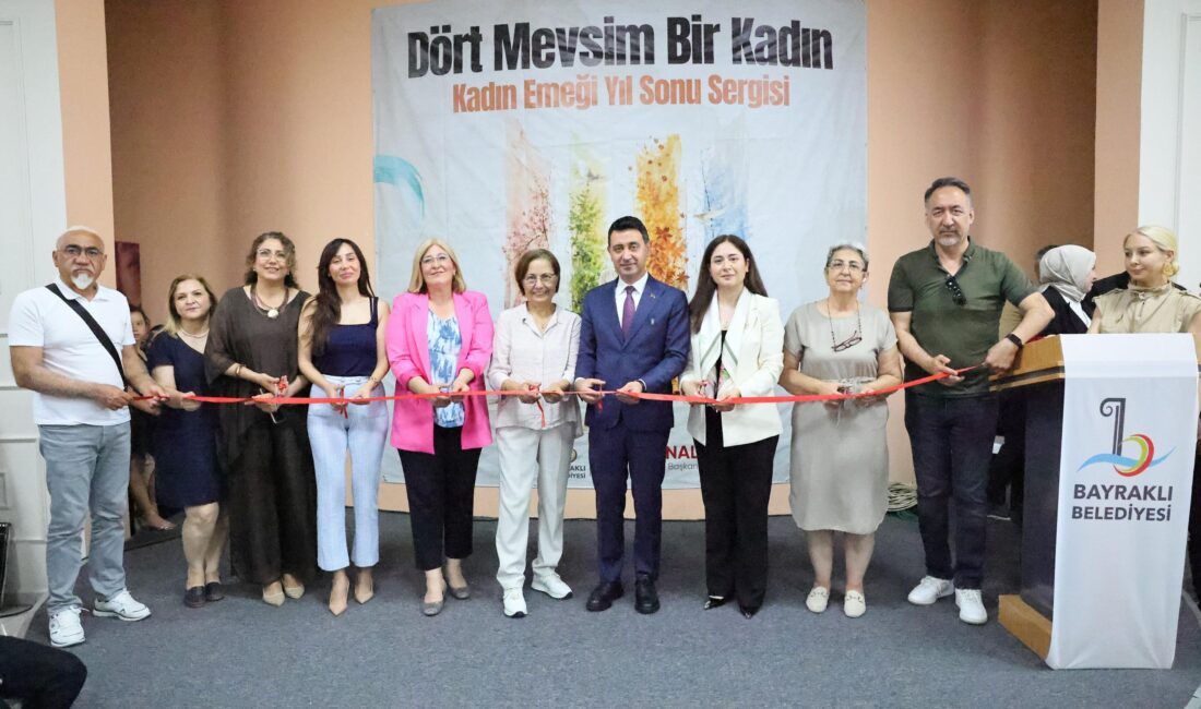 Bayraklı’da üreten kadın emeği sergide: Vatandaşlardan yoğun ilgi Bayraklı Belediyesinin semt merkezleri, kültür merkezleri ve Bahar Evi’nde düzenlenen