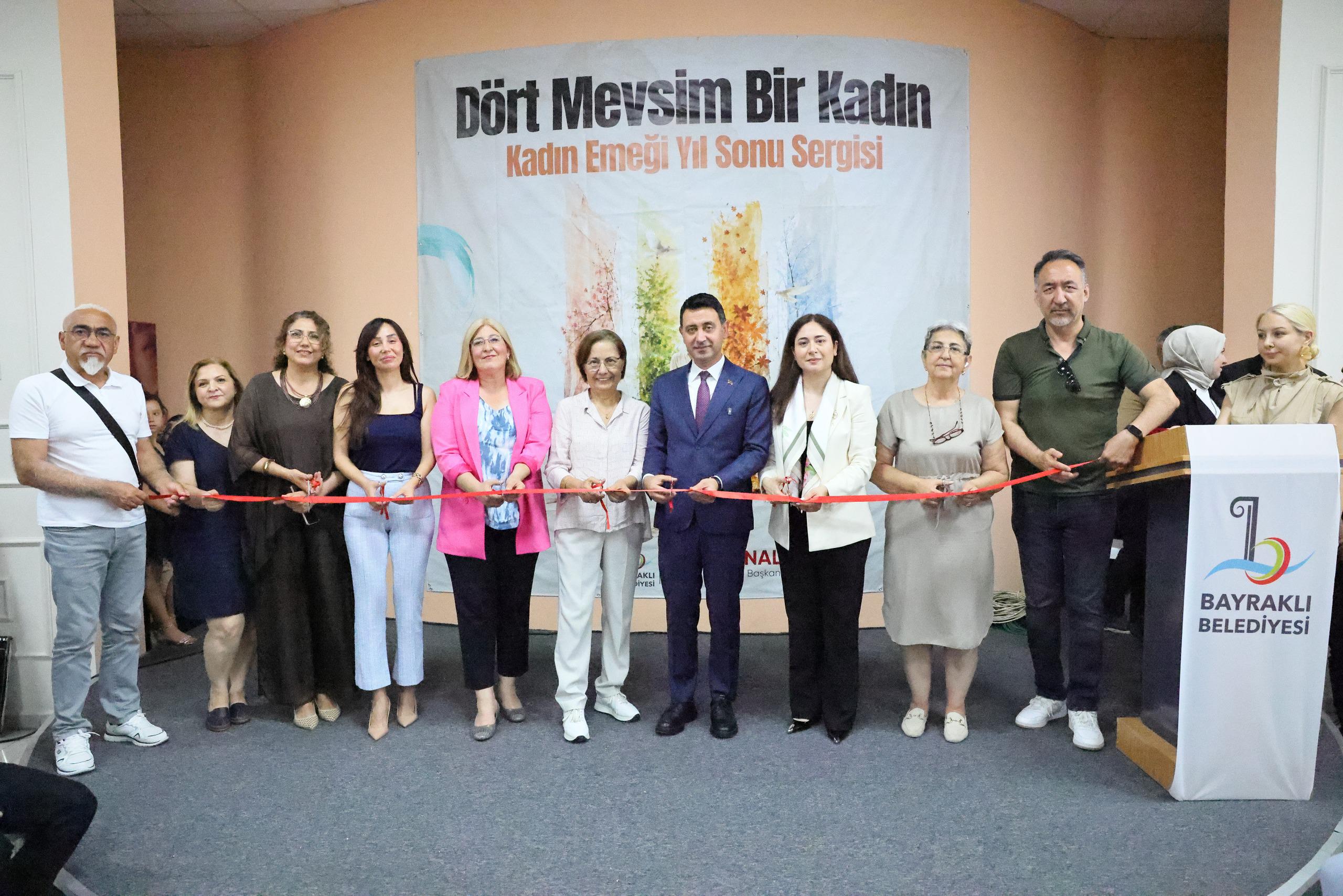Bayraklı Belediyesinin semt merkezleri, kültür merkezleri ve Bahar Evi’nde düzenlenen