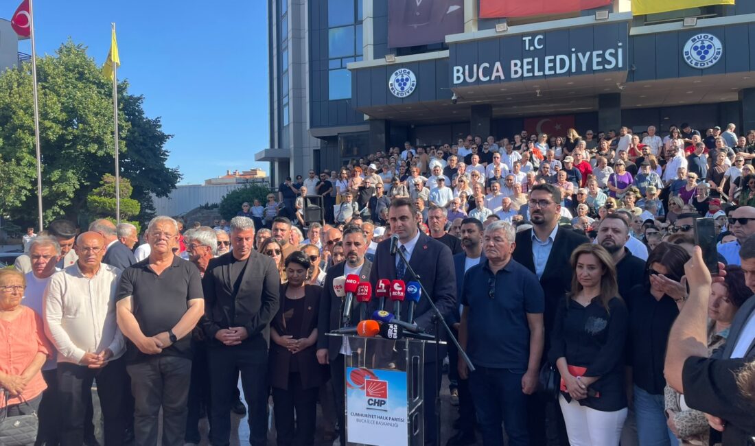 CHP’den Buca’da operasyon protestosu: Adalet siyasetin sopası olamaz CHP İzmir İl Başkanlığı, Buca ve Güzelbahçe belediyelerine yönelik operasyonların
