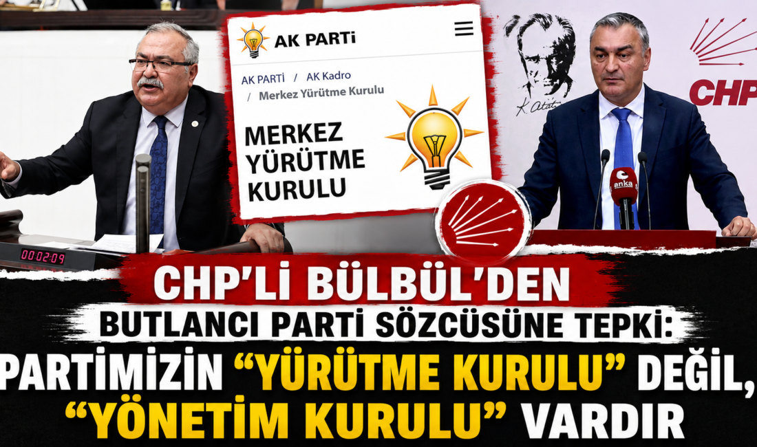 CHP’li Süleyman Bülbül’den butlancı Sarı’ya tepki: Partimizin “Yürütme Kurulu” değil, “Yönetim Kurulu” vardır CHP'de mutlak butlan kararı sonrası yaşanan tartışmalar sürerken, bu kez