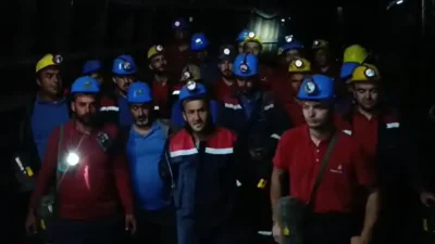 Verilmeyen hakları için başlattıkları direnişlerini 25 gündür sürdüren Özşen Madencilik