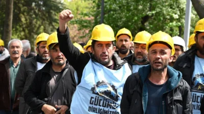 Bağımsız Maden-İş Sendikası, hakları için yeniden direnişe geçen Doruk Madencilik