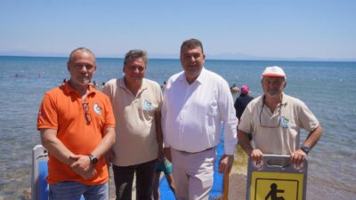 Engelli bireylerin su sporlarına katılımını ve denize erişimini kolaylaştırmayı hedefleyen