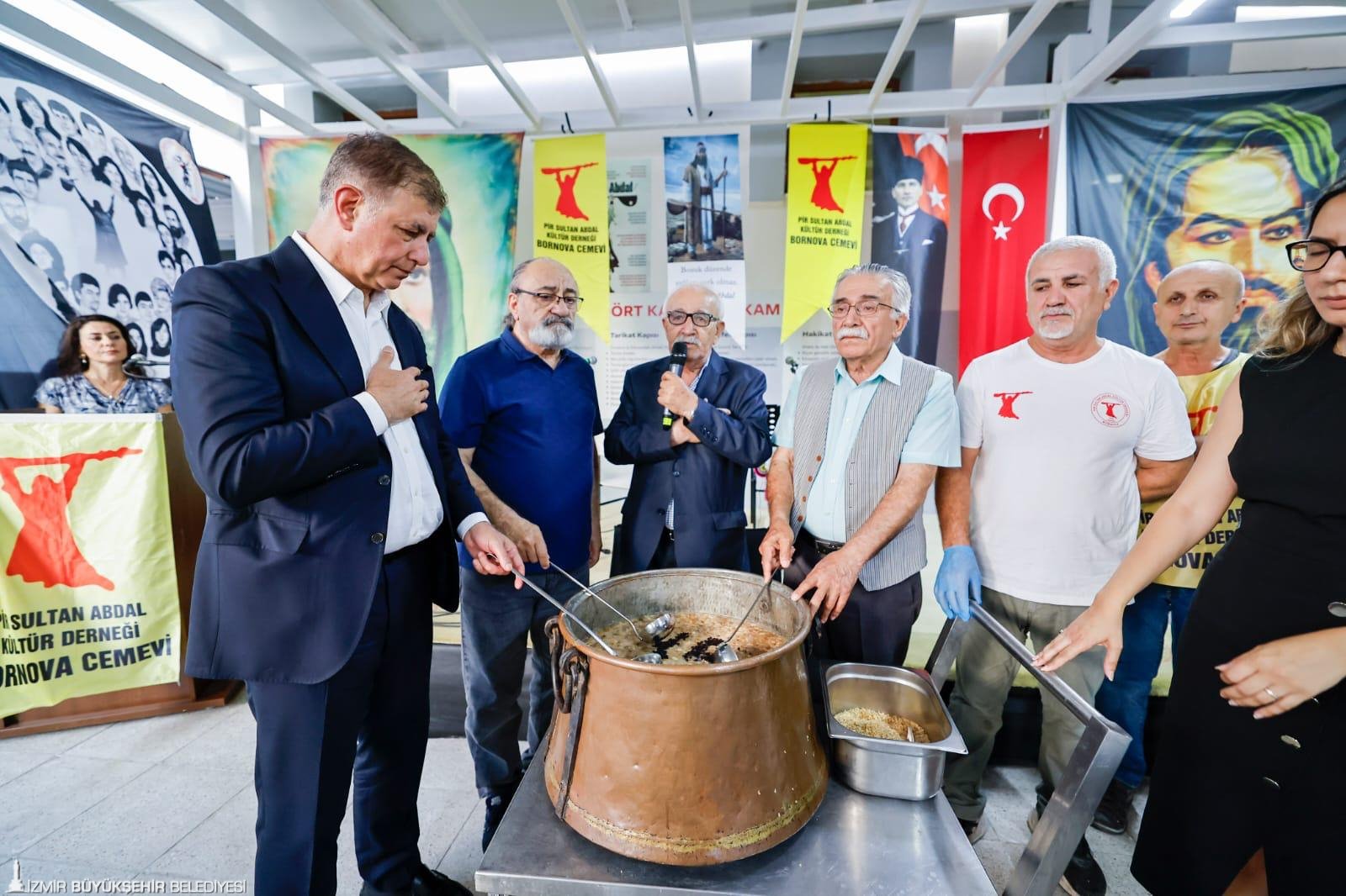 İzmir Büyükşehir Belediye Başkanı Dr. Cemil Tugay, Bornova Pir Sultan
