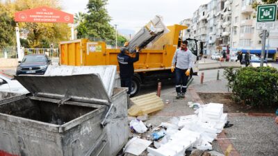 Karşıyaka Belediyesi'nin kaçak moloz ve atık bırakılmasını önlemek amacıyla devreye