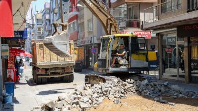 Efeler Belediyesi, Orta ve Cuma mahallelerinde sıcak asfalt öncesi yol