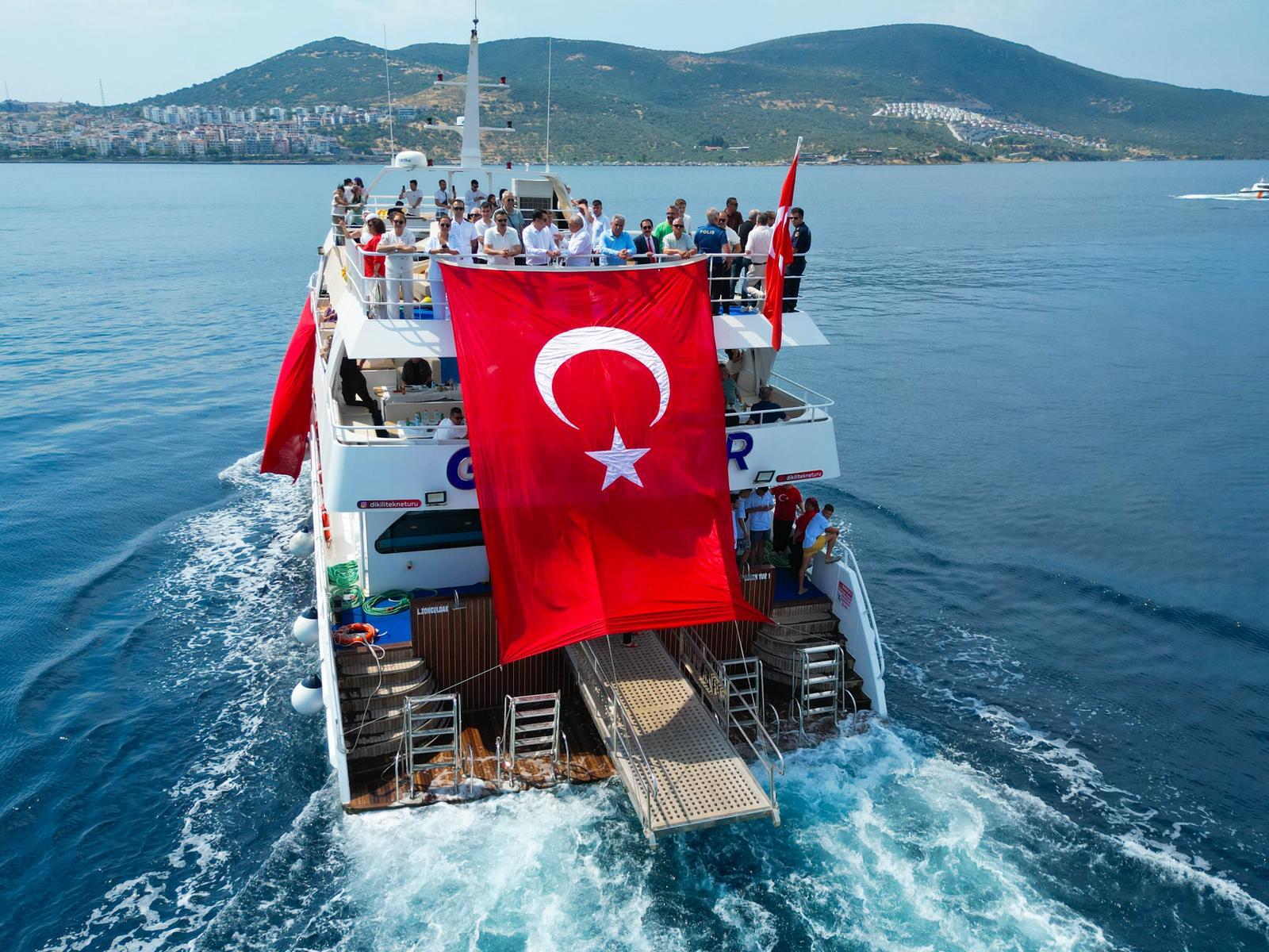 Dikili’de Türk denizciliğinin bağımsızlık simgesi 1 Temmuz Denizcilik ve Kabotaj