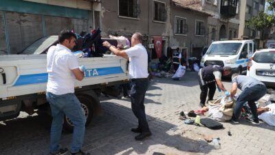 Konak Belediyesi Zabıta Müdürlüğü ekipleri, Basmane ve çevresinde kamuya ait