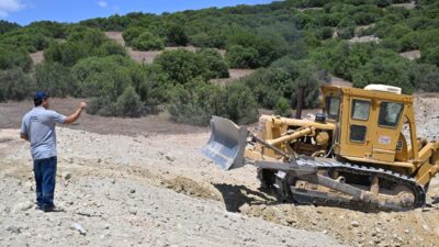 Manisa Büyükşehir Belediyesi tarafından Köprübaşı ilçesi Çavullar Mahallesi’nde yapımı süren