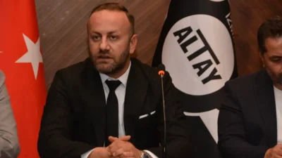 Altay Başkanı Sinan Kanlı, yatırımcı adayı Ahmet Nur Çebi ile