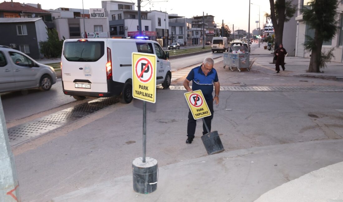 Atasanayi ve semt pazarlarında kapsamlı zabıta denetimi Çiğli Belediyesi Zabıta Müdürlüğü ekipleri, kent düzenini korumak, yaya güvenliğini