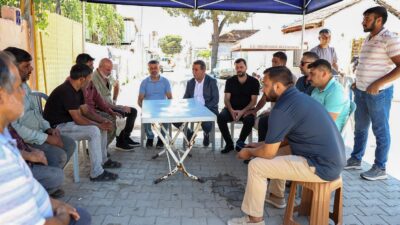 Efeler Belediye Başkanı Anıl Yetişkin, Büyük Menderes Nehri'nde meydana gelen