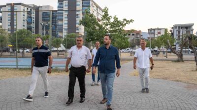 Bornova Belediye Başkanı Ömer Eşki, Doğanlar Mahallesi’nde kentsel dönüşüm ve