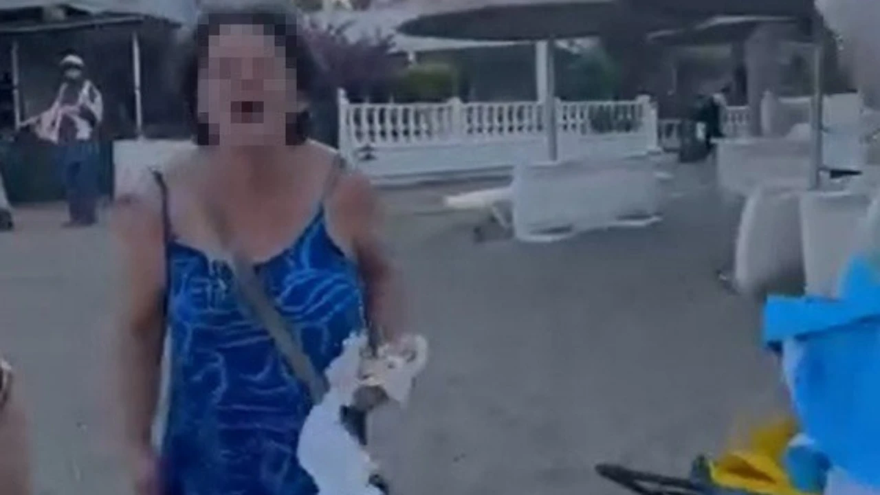İzmir'in Seferihisar ilçesinde plajda anne ve kızına yönelik hakaretleriyle gündeme