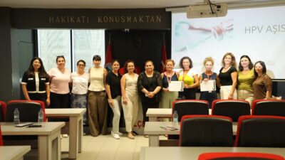 Menderes Belediyesi, Menderes İlçe Sağlık Müdürlüğü iş birliğiyle kadın çalışanlarına