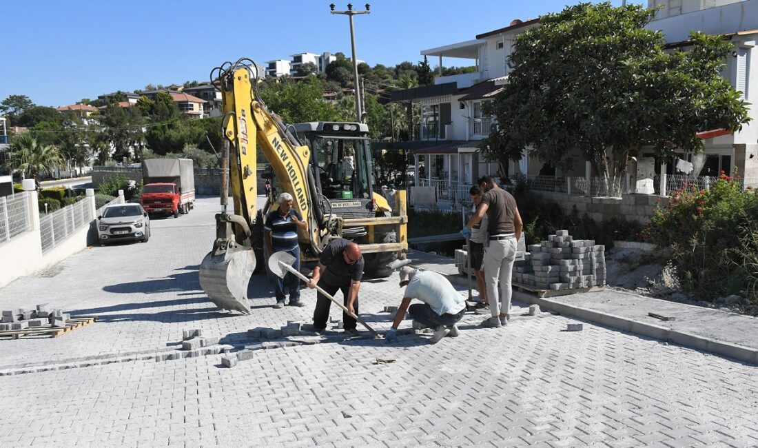 Kuşadası Belediyesi’nden kent genelinde alt ve üstyapı atağı Kuşadası Belediyesi, kent genelinde sürdürdüğü altyapı ve üstyapı yatırımlarına devam