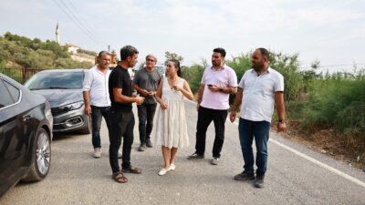 Efes Selçuk’ta Zeytinköy ve Barutçu mahallelerine ulaşımı sağlayan 15,5 kilometrelik