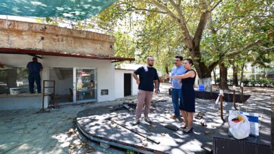 Efes Selçuk Belediyesi, Amfi Tiyatro’nun altında bulunan alanı kent yaşamına