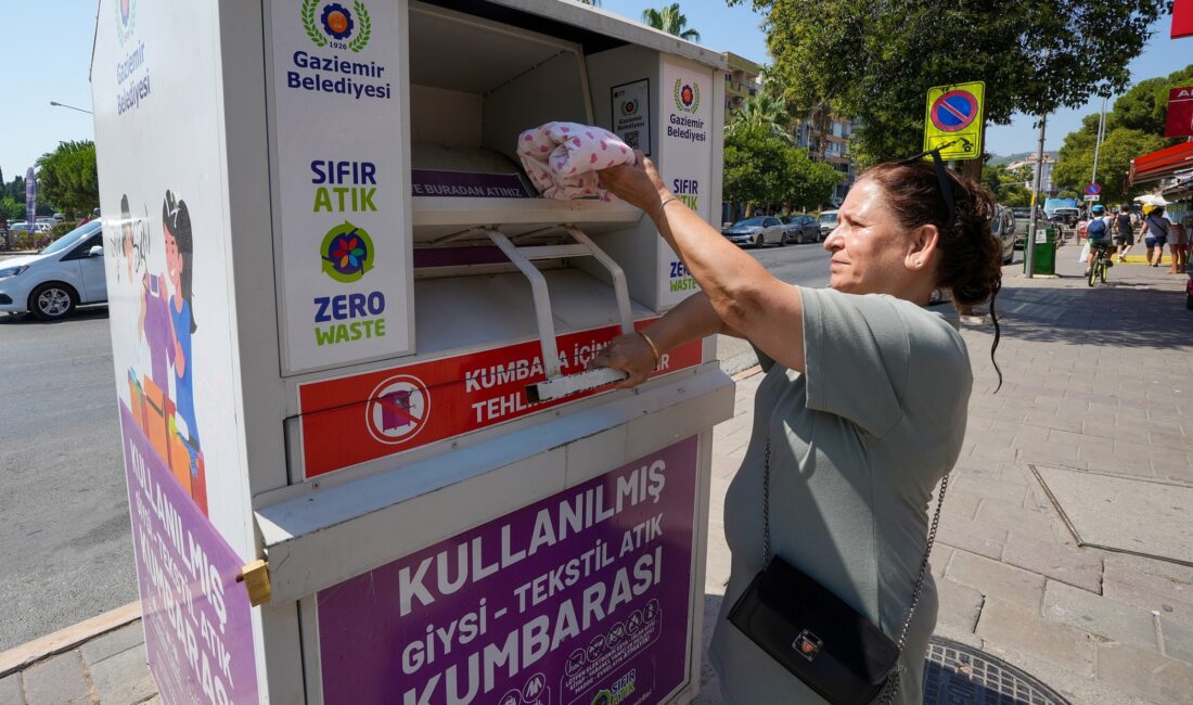 Gaziemir Belediyesi’nin çevreci çalışmalarına Sıfır Atık Belgesi Geri dönüşüm altyapısını tamamlayan ve bu alanda örnek projeler hayata