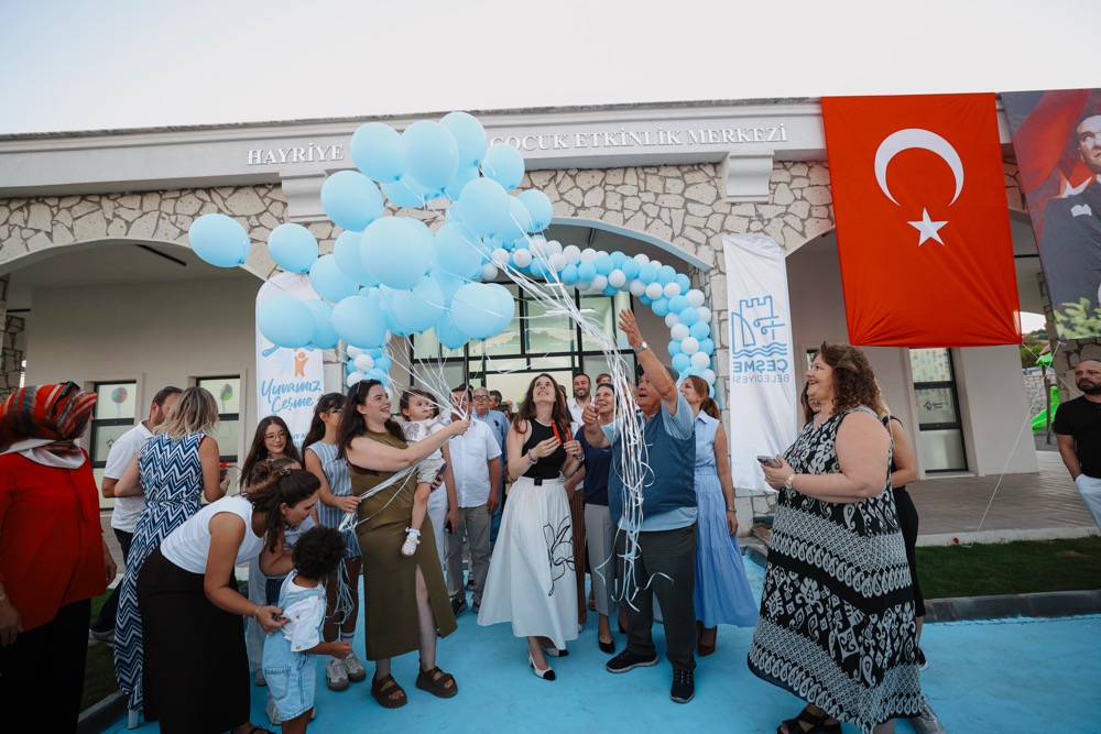 Çeşme Belediyesi tarafından Alaçatı’ya kazandırılan Hayriye ve Vehbi Özen Çocuk