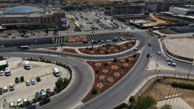 İzmir Büyükşehir Belediyesi, Gaziemir'deki ESBAŞ Kavşağı'nı yaklaşık 3 bin metrekarelik