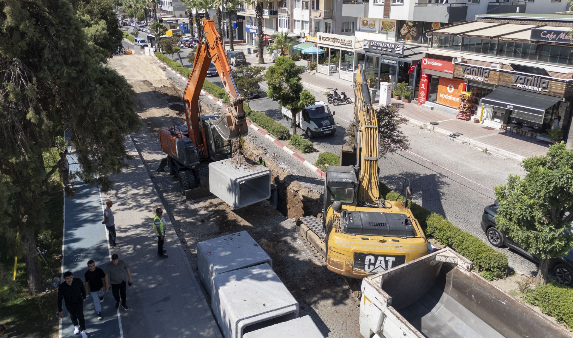 İZSU Genel Müdürlüğü, Bergama ilçe merkezinde taşkın riskine karşı yaklaşık