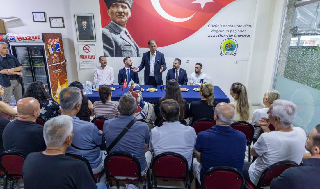 Başkan Tugay: Sizlerin hayatlarının daha iyi olması için bu görevdeyim Buca Kozağaç Gençlik Derneği’ni ziyaret eden İzmir Büyükşehir Belediye Başkanı