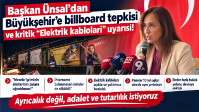 Karşıyaka Belediye Başkanı Yıldız Ünsal, İzmir Büyükşehir Belediyesi ekiplerinin Kent