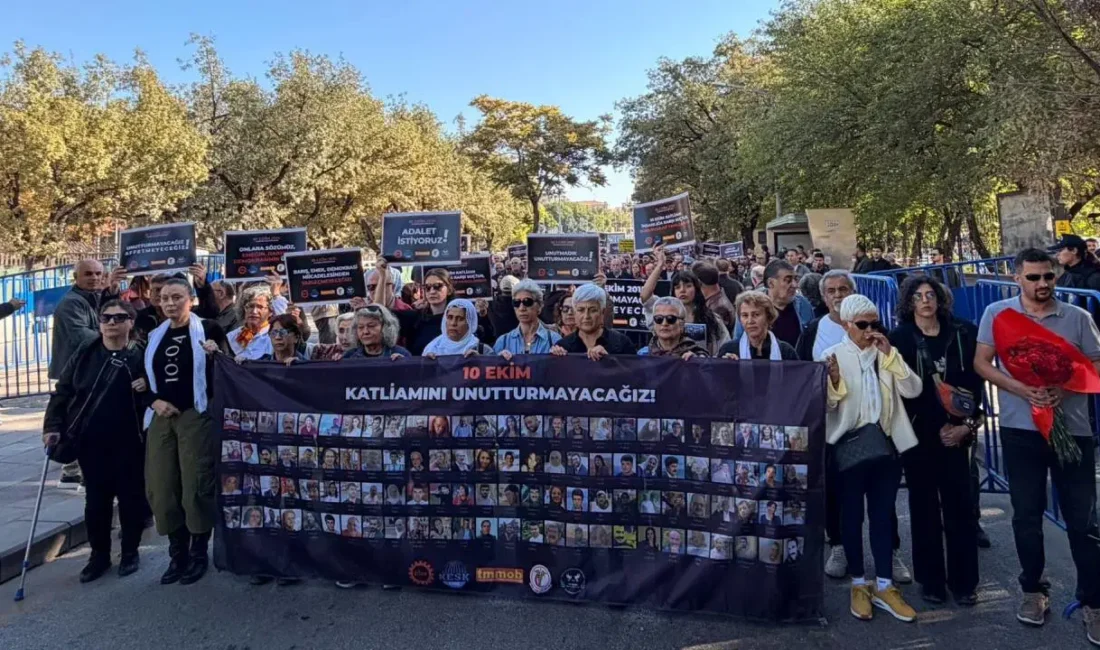 Ankara Gar Katliamı’nın 11’inci yılında, saldırıda yaşamını yitiren 104 kişi