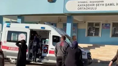 Şeyh Şamil İmam Hatip Ortaokulu’nun girişinde yaşanan olayda, okulun öğrencisi