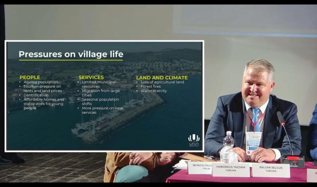 Urla’nın kalkınma modeli İtalya’da anlatıldı: Üretim ve yaşam bir arada Urla Belediye Başkanı Selçuk Balkan, İtalya’da düzenlenen Akdeniz’in En Güzel