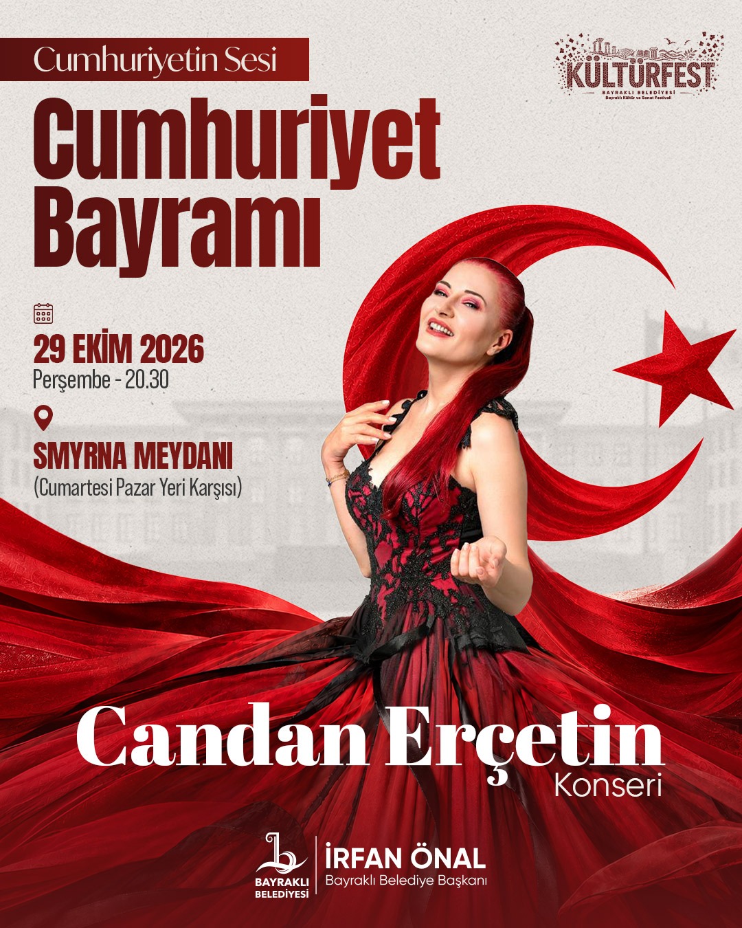 Bayraklı’da Cumhuriyet’in 103. yılı, 29 Ekim Perşembe günü kortej yürüyüşü