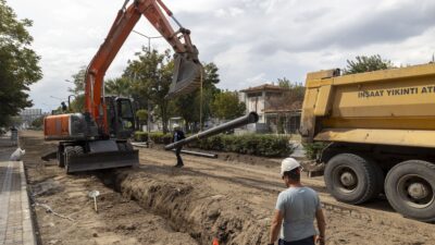 İZSU’nun Bergama’da taşkın riskini azaltmak ve içme suyu altyapısını güçlendirmek