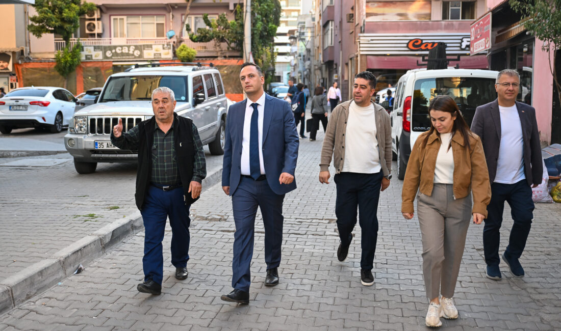 Bornova Belediye Başkanı Ömer Eşki, yatırımları ve hizmet ihtiyaçlarını yerinde